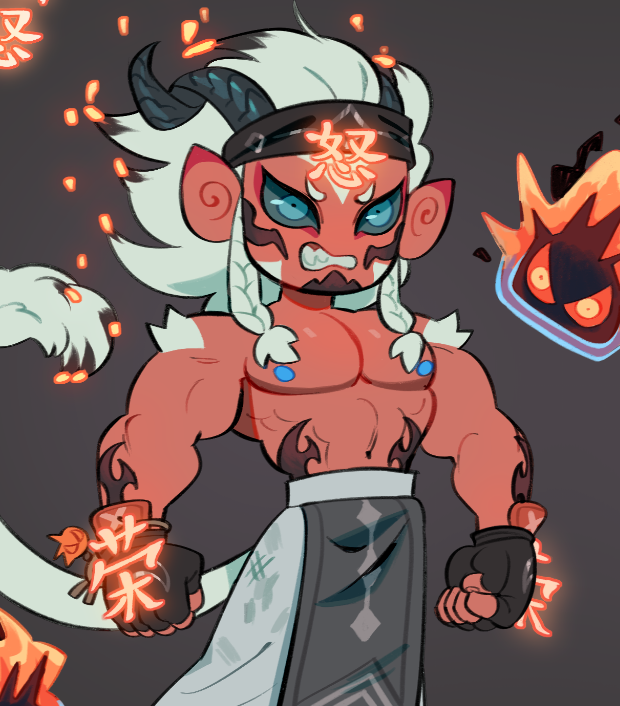 eggqqe's tweet photo. redesigned an older oc! he's a silly monkey now https://t.co/o7ny0546RF