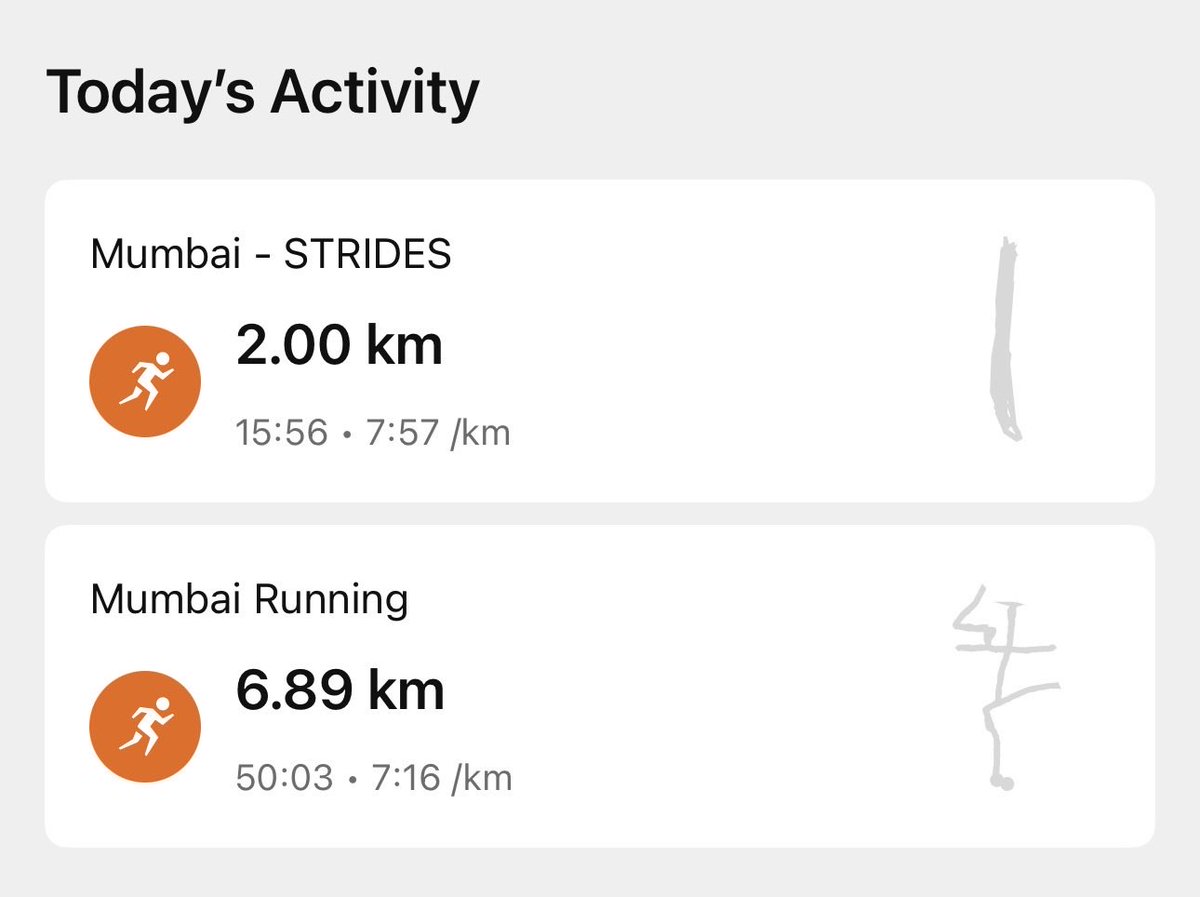 i_the_sanjay's tweet photo. Today’s Run !

https://t.co/mUbN7vmj7S

#JaiShriRam 
#JayHanuman

#fitness #FitnessGoals #running #run #FitnessJourney #wednesdayvibe #fitnessvibe #positivevibe #vibes #Training #maladbackroad #wednesday #wednesdaymorning #Mumbai #FITINDIA #roadrunning #Runnersoftwitter
#RRR26 https://t.co/d6qFJi7DDt