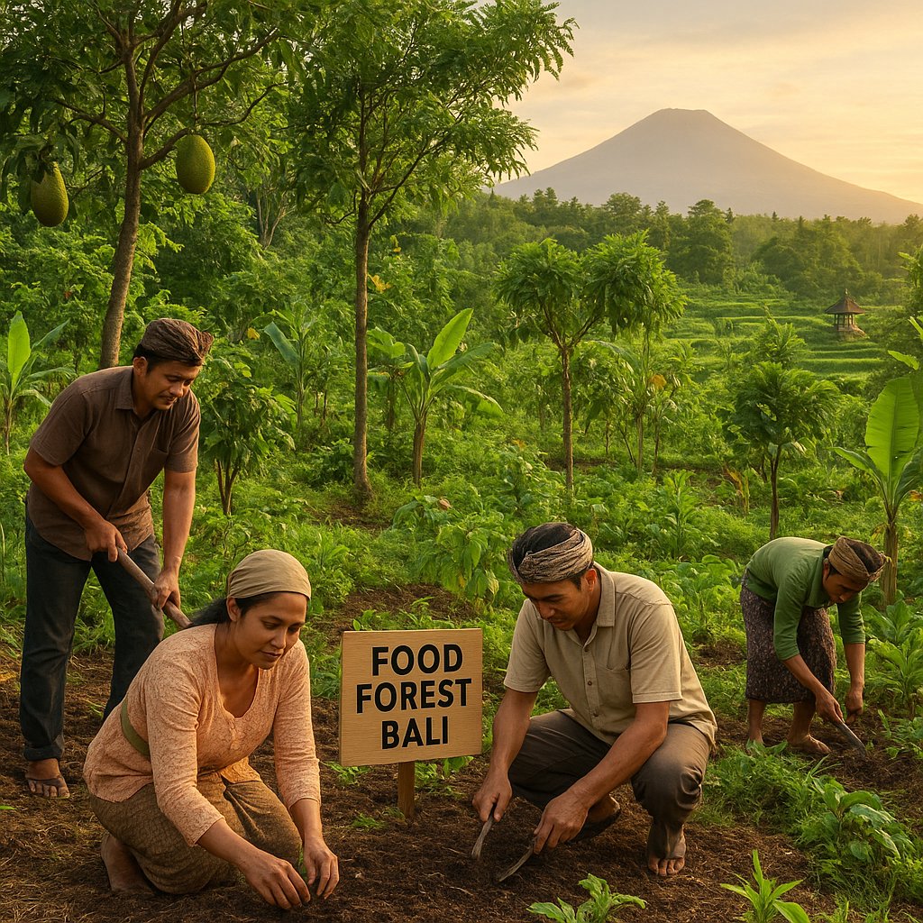 Inovariancom's tweet photo. Model ‘Food Forest’ di Bali: Restorasi Agroforestry untuk Ketahanan Pangan dan Ekologi

#FoodForest #KetahananPangan #Agroforestri #RestorasiEkologi https://t.co/an7bstwuw5