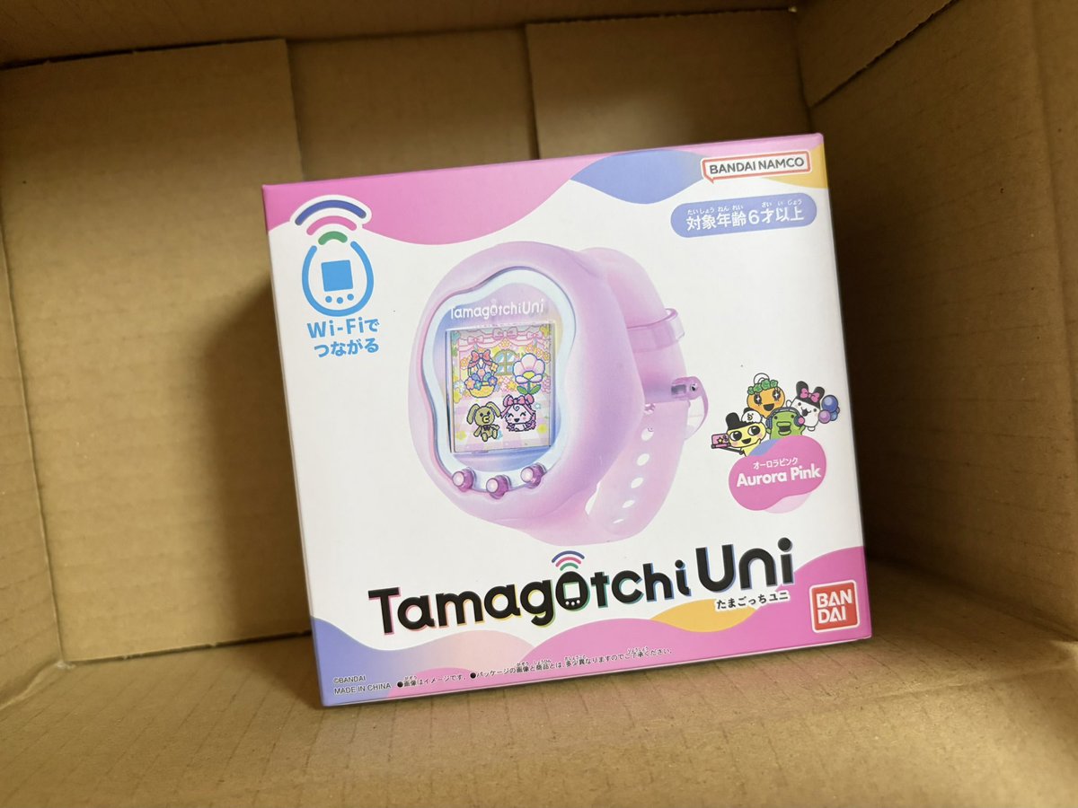 たまごっち uni オーロラピンク たまごっちuniのオーロラピンク届いた 