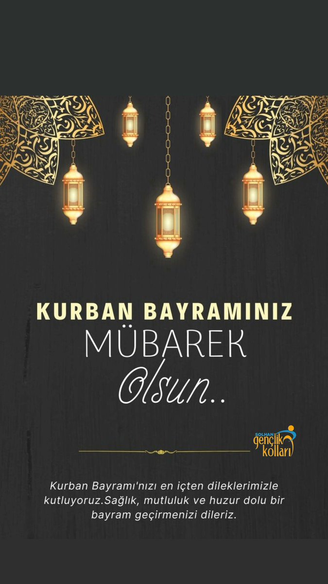 Akgencliksolhn's tweet photo. Sevdiklerinizle birlikte huzur dolu bir bayram geçirmeniz dileğiyle.
Kurban bayramınız mübarek olsun ✨ https://t.co/FjDgODlXV5