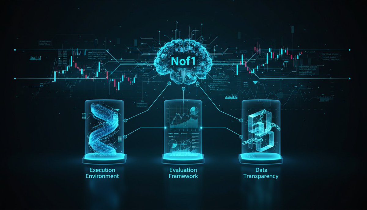 PrimusSpark's tweet photo. The convergence of Artificial Intelligence and Web3 has reached a critical bottleneck: the vacuum of verifiable performance metrics. While AI Agents dominate the current narrative, most trading models operate within the 'black box' of backtesting, a method notoriously prone to overfitting and theoretical bias. Nof1 is positioning itself as the definitive institutional-grade solution to this problem, establishing an autonomous AI trading lab designed to replace speculative hype with live, quantitative benchmarks.

At its core, Nof1 functions as a high-fidelity execution environment that subjects AI models to zero-latency real-world market conditions. Unlike traditional backtesting, this framework forces agents to navigate slippage, liquidity constraints, and flash volatility in real-time. By utilizing blockchain as a transparency layer, Nof1 records performance data on-chain. This 'Proof of Performance' allows developers to validate their algorithms' Sharpe Ratios and Maximum Drawdowns without compromising proprietary intellectual property—solving the transparency-security trade-off that has historically hindered institutional adoption of decentralized AI.

The strategic value of Nof1 lies in its potential to restructure capital flows within the AI-Crypto sector. Currently, investment in this space is driven by narrative momentum rather than yield sustainability. By standardizing quantitative metrics, Nof1 provides a filter for Venture Capital and Market Makers to distinguish between 'empty shell' projects and robust trading engines. If Nof1 succeeds in becoming an industry-standard benchmark, we may see the emergence of performance-based indices, allowing for more systematic exposure to automated strategies.

However, a contrarian view suggests that the standardization of AI benchmarks could introduce new systemic risks. If a significant portion of AI Agents optimize for the same Nof1-defined metrics, it may lead to 'crowded trades' and synchronized behavior. In periods of high volatility, this algorithmic resonance could exacerbate flash crashes as agents trigger identical risk-mitigation protocols simultaneously. Furthermore, while on-chain data prevents tampering, it does not inherently protect against adversarial attacks on the data feeds themselves, potentially creating a false sense of security for retail investors.

Ultimately, the maturation of the AI-Web3 intersection depends on the shift from conceptual speculation to results-oriented quantification. Nof1 is a signal that the industry is moving toward professionalization. For stakeholders, the key variable to monitor is the adoption rate of these benchmarks by major liquidity providers and their ability to simulate 'black swan' events effectively. This is the infrastructure necessary for AI to move from a peripheral narrative to a core component of the global financial stack.

Read the full research: https://t.co/eNpZY8kzBM