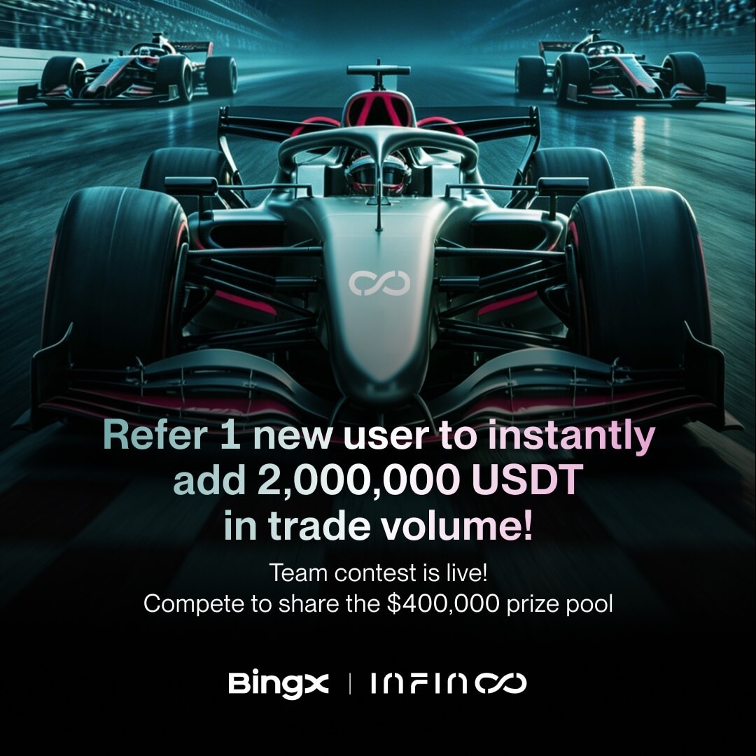 BingXOfficial's tweet photo. 🏁 Team Trading Contest is on!

Champion team wins 50,000 USDT.

Build your squad.
Climb the leaderboard ↓