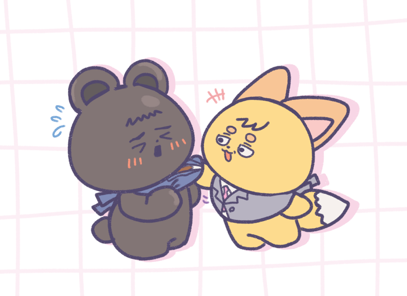 MU1122MU's tweet photo. 芹霊🐻🦊 https://t.co/1aB43x47Dz