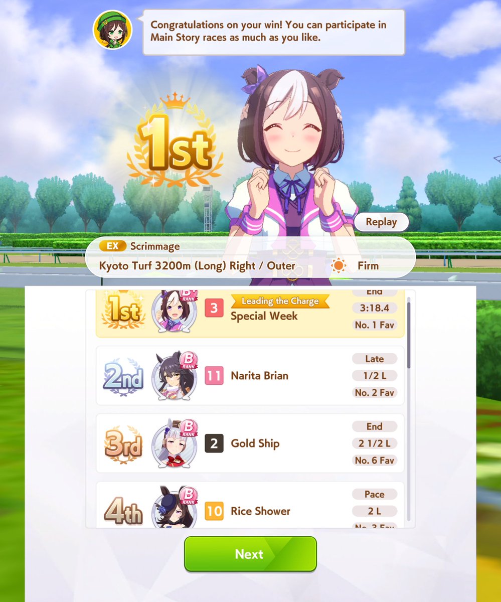 mman212's tweet photo. Gotta admit this was one of the hardest main story races I had to do, thank goodness part 1 Finale is done, I bet if I had In Body and Mind this would of been so much easier, I still enjoyed it though. https://t.co/8AV6tSPiJt