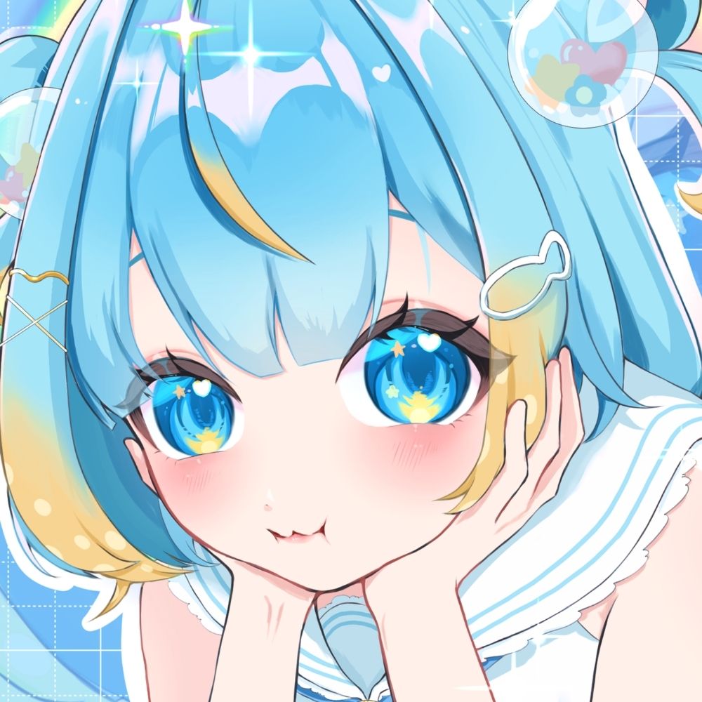 Penny Puffball 🐡🩵 Pufferfish VTuber tweet media