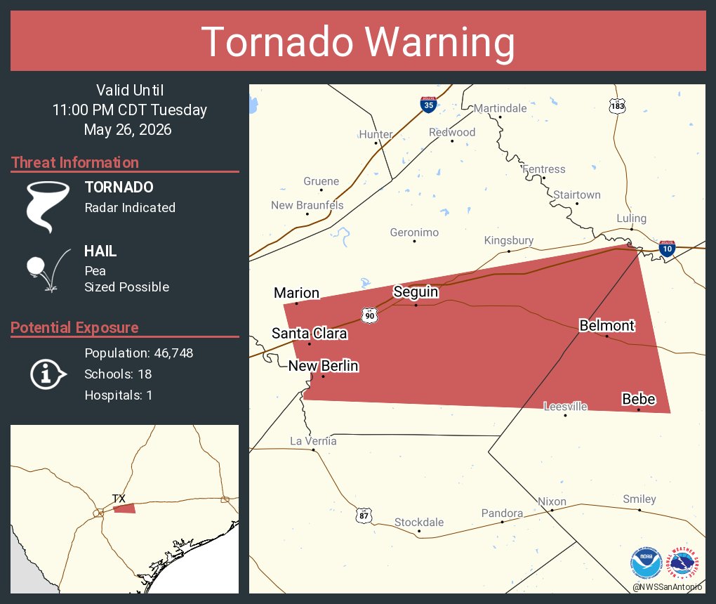 NWS Tornado tweet media