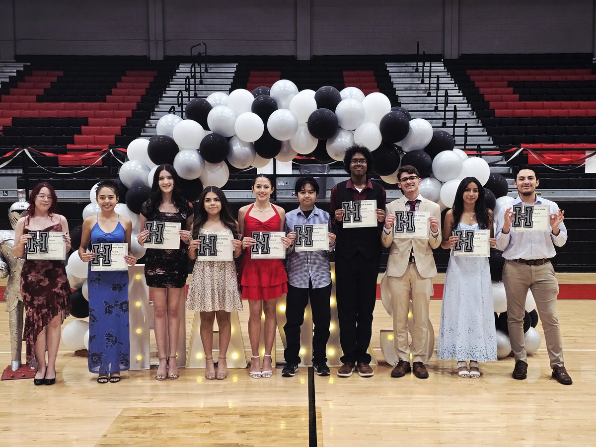 HHSCarrasco's tweet photo. Our Chivalry Awards acknowledge students across many areas, from CTE, LOTE, to all of our core subjects.

We are also able to recognize the top students within their respective cohorts.

Finally, our Duke and Duchess. It is a privilege to have Fredericke and Ashlyn at #THEKINGDOM https://t.co/YOqqRK5GMk