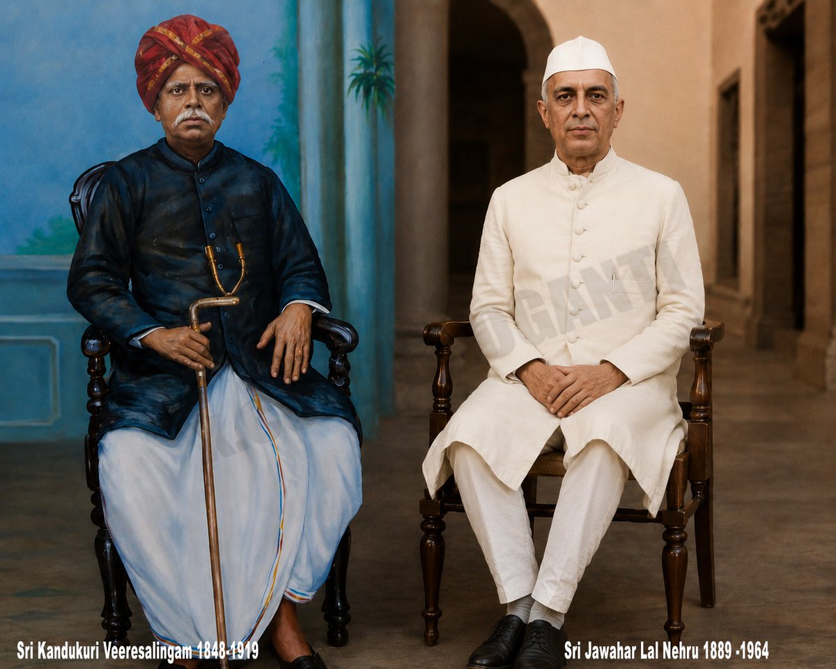 BKOGANTI's tweet photo. #BPositive
Today marks the death anniversary of the Architect of Modern India & the Father of Telugu Renaissance — two legends who shaped history.
Instead of negativity, let’s celebrate their legacy. This day should also be recognised as National Cellophane Tape Day — to seal bad mouthing — or better, promote it as National Senior Health & Fitness Day!
#ArchitectOfModernIndia #FatherOfTeluguRenaissance #RespectOurLegends #TeluguPride #IndianHistory #Fitnessday #JawaharlalNehru #Trendingtoday
ఈ రోజు ఆధునిక భారతదేశ శిల్పి జవహర్ లాల్ నెహ్రూ, నవయుగ వైతాళికుడు కందుకూరి విరేశలింగం పంతులు వర్థంతి.
చరిత్రను మలచిన ఈ ఇద్దరు మహానుభావుల జ్ఞాపకార్థం... మంచిని పెంపొందిద్దాం-వారి వారసత్వాన్ని కొనసాగిద్దాం.
చెడు మాటలకు అడ్డుకట్ట వేద్దాం, ద్వేషాన్ని వ్యాప్తి చెయ్యకుండా చూద్దాం. దానికి బదులుగా వయో వృద్ధుల ఆరోగ్యంపై అవగాహన పెంచుదాం.
జాతీయ సెల్లోఫేన్ టేప్ దినోత్సవం
జాతీయ సీనియర్ సిటిజన్స్ ఆరోగ్యం& ఫిట్నెస్ దినోత్సవం
