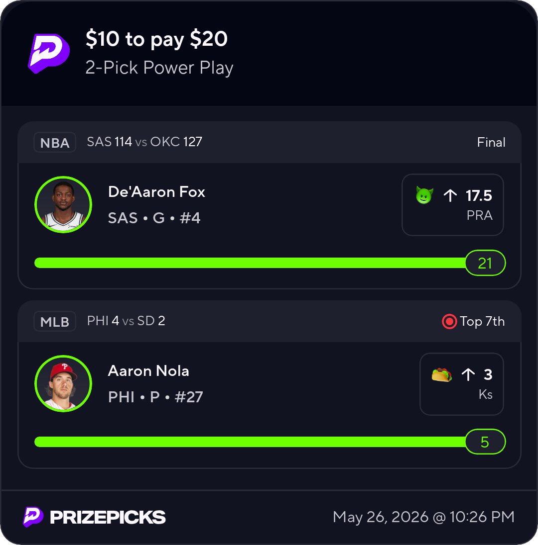 PropBetsPro's tweet photo. Taco Tuesday keep on coming! https://t.co/NevxO2iDYF