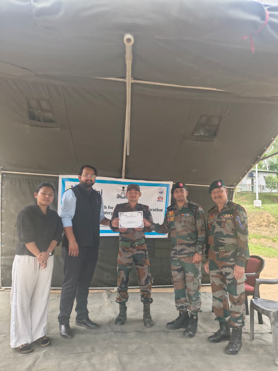 _REACHA's tweet photo. SIDBI supported Enterprise Development Project in collaboration with Assam Rifles in Nagaland. 

26th June 2026 marked the certification ceremony for our trainees who have successfully completed Bamboo Enterprise Related Training.

#sidbi #official https://t.co/qW7W6syITI