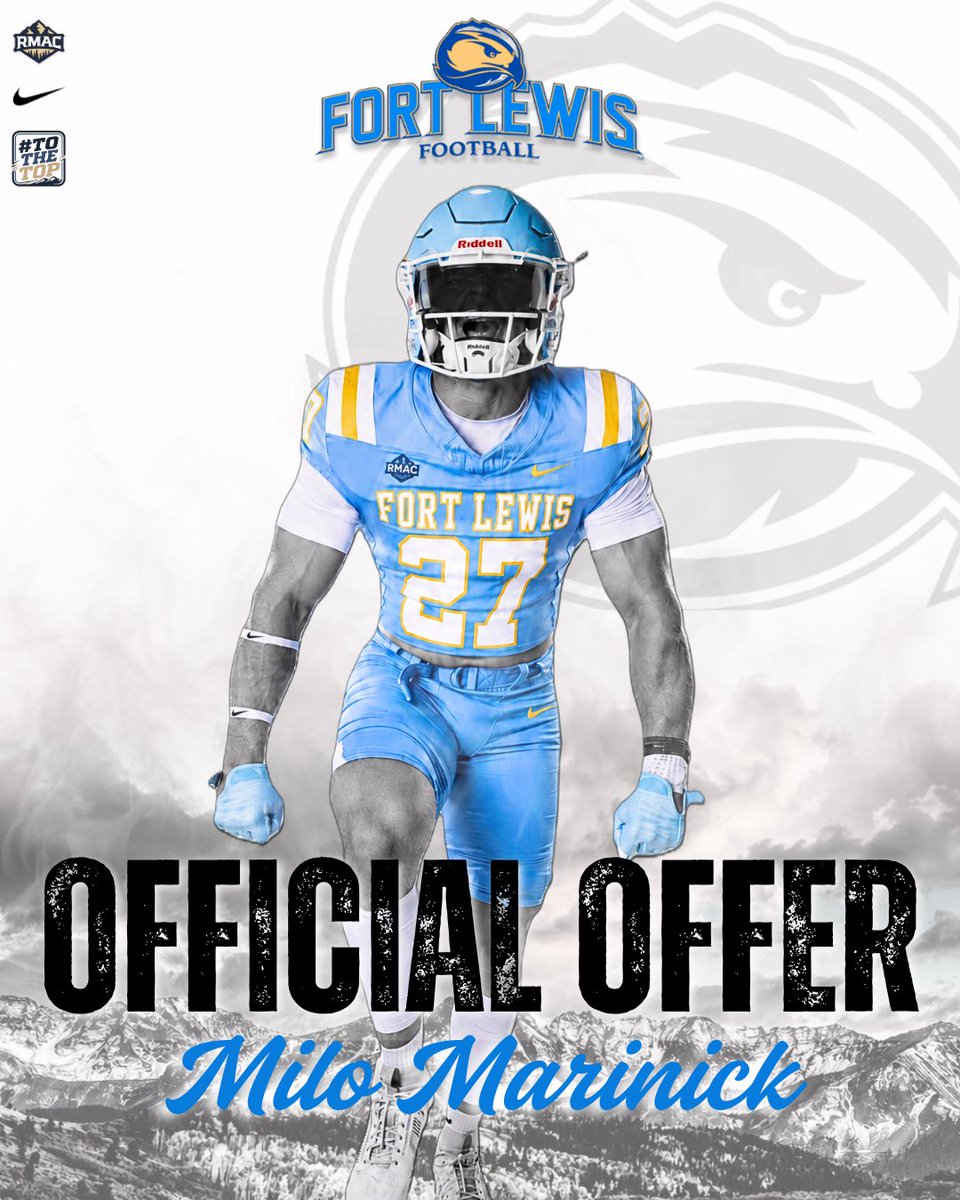 MiloMarini45999's tweet photo. After a great conversation with @coachjmacarthur i am blessed to receive an offer from Fort Lewis College! #Agtg #GoTitans 

@Coach_Pasquel 
@coach_hudnutt 
@rudycar12 
@TitanFootballAZ 
@JUSTCHILLY 
@therealbeadle 
@FLCCoach_Grinde 
@FLCSkyhawks 
@gridironarizona 
@BrandonHuffman 
@adamgorney 
@PrepRedzoneAZ