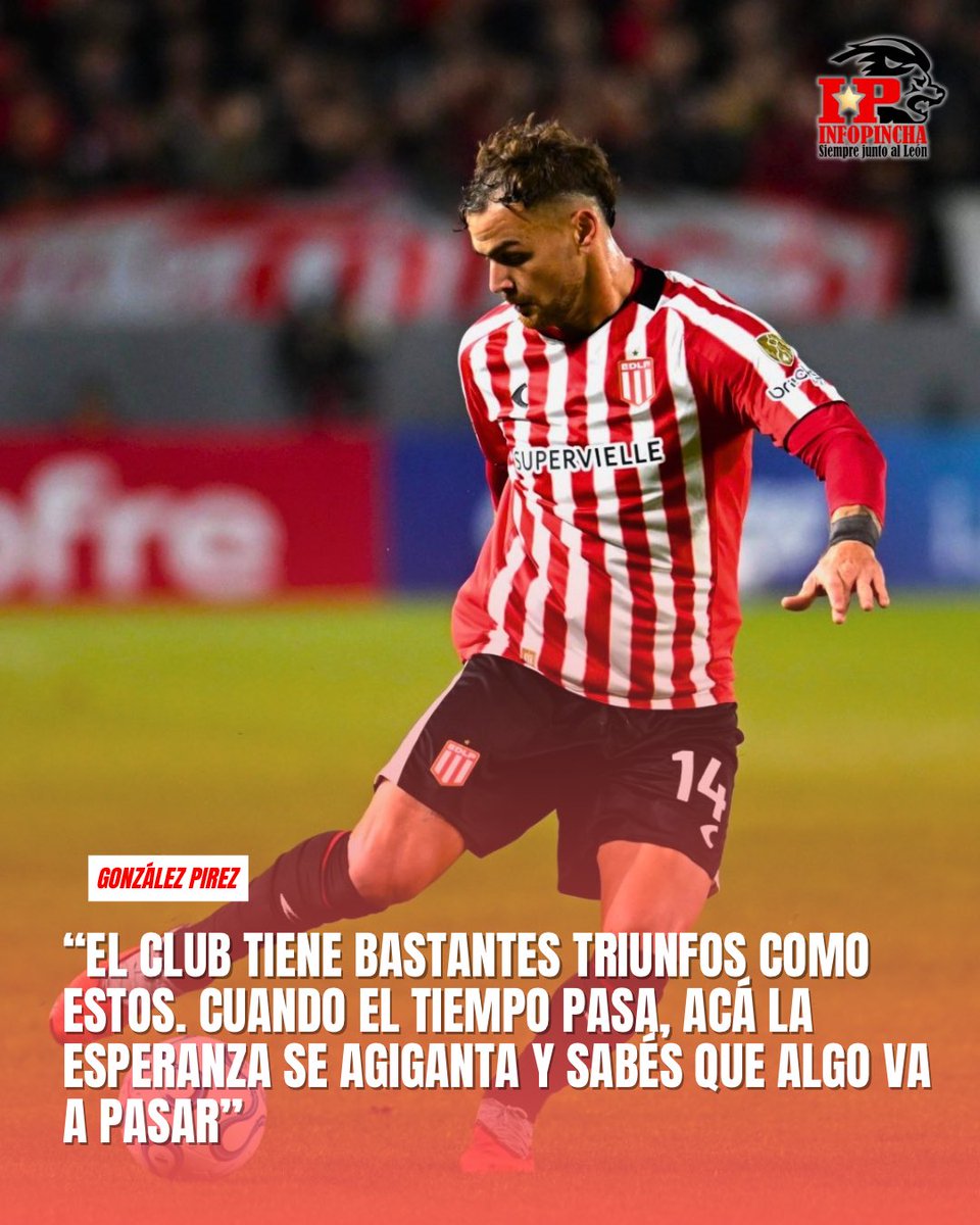 InfoPincha's tweet photo. #EDLP 🎙️ “A medida que pasan los minutos, en otros clubes se pierde la esperanza. Acá es al revés, se agiganta, sabés que algo va a pasar y es un premio a la creencia”.

✍🏻 Leandro González Pirez

#SiempreJuntoAlLeón 🇦🇹 https://t.co/NCACVFKPjE
