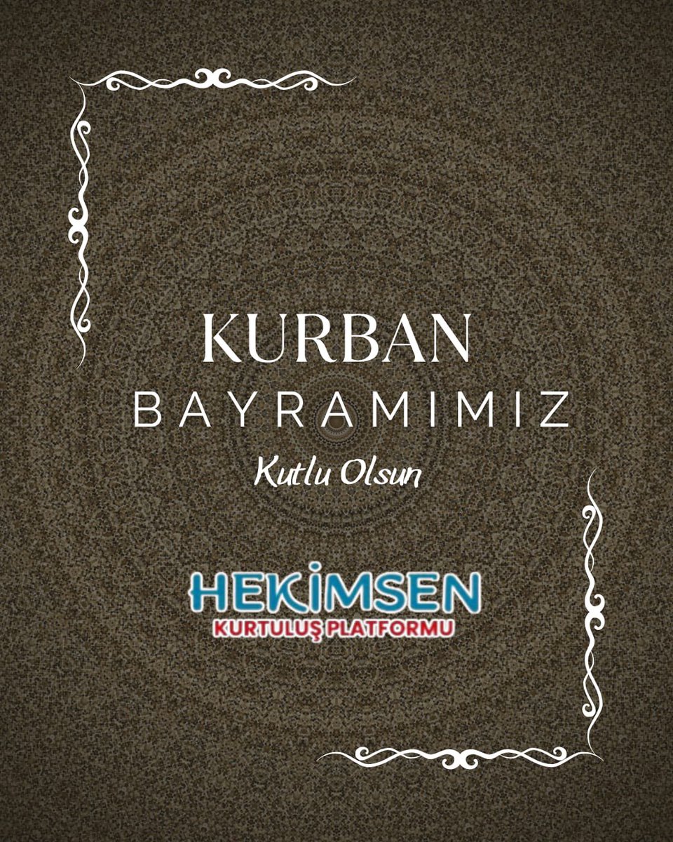 HekimHakki's tweet photo. Birlik ve beraberliğimizin daim olduğu nice bayramlara!!!
#HekimsenKurtuluşPlatformu 
#kurbanbayramınızmübarekolsun https://t.co/2kHJW3Tu9F