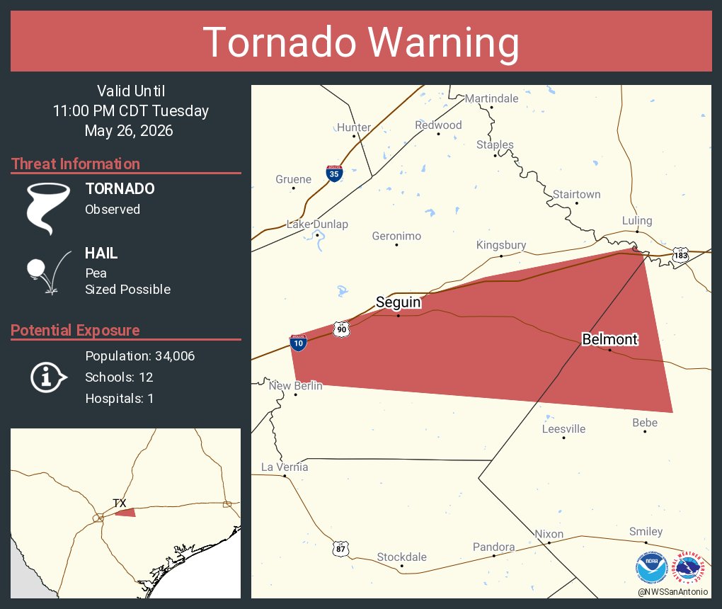 NWS Tornado tweet media