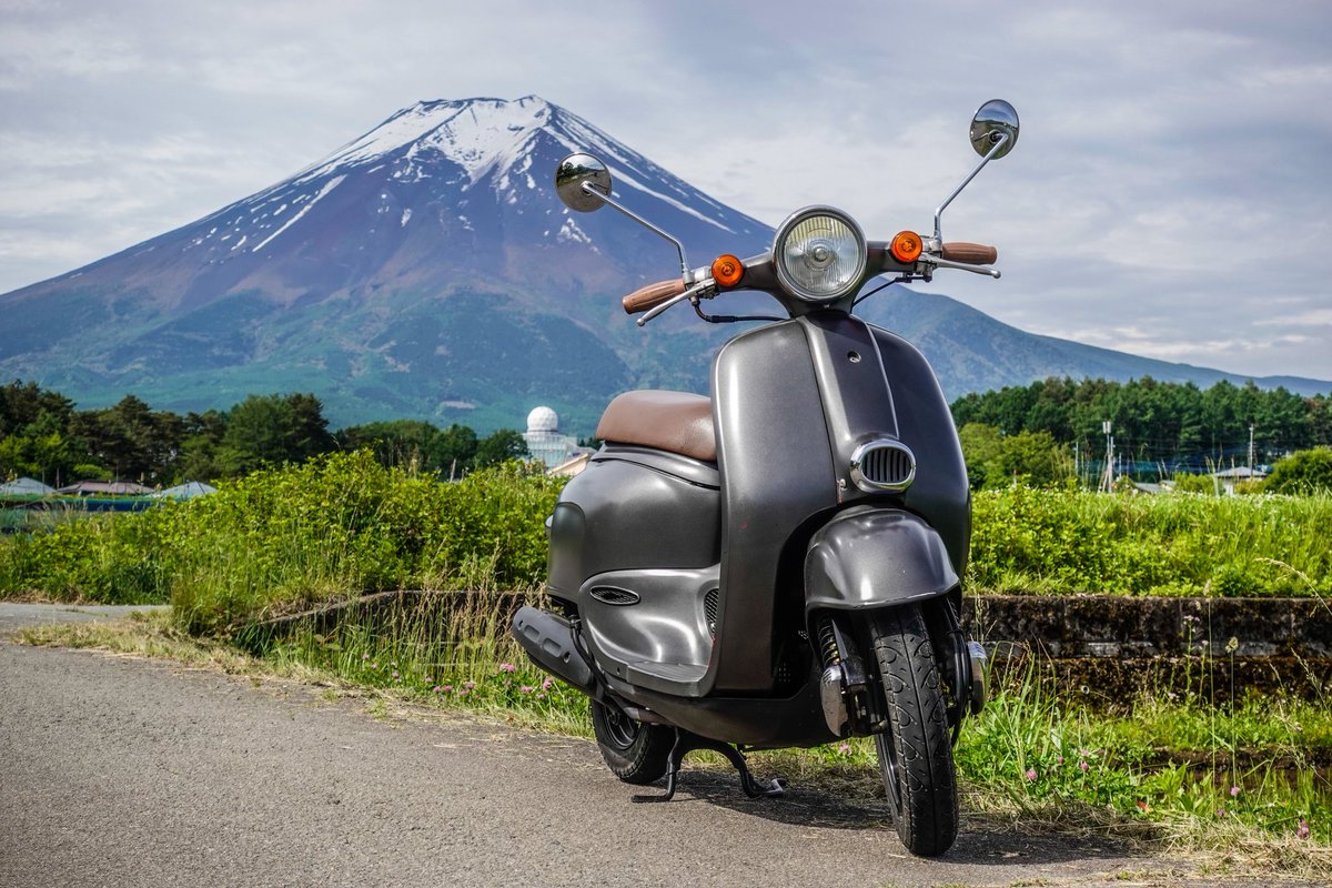 HitoshiOikawa's tweet photo. 薄曇りでちょうど良い。

#ジョルカブ 
#giorcub 
#honda
#カブ主 https://t.co/h5A0ovVKuv