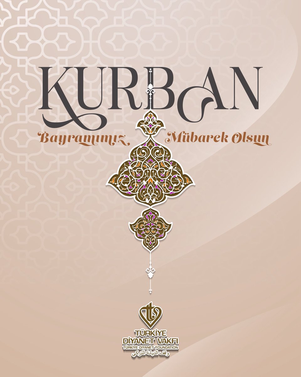 DiyanetVakfi's tweet photo. Kurban; Allah’a yakınlaşmanın, teslimiyetin ve sadakatin adıdır. Kurban; sevgiyle paylaşmanın, kardeşliği pekiştirmenin ve muhtaç gönüllere umut olmanın vesilesidir.  

Türkiye Diyanet Vakfı olarak, emanetlerinizi yolumuzu gözleyen mazlumlara, mağdurlara ve ihtiyaç sahiplerine ulaştırmanın huzuruyla; aziz milletimizin ve İslam âleminin Kurban Bayramı’nı tebrik ediyoruz. Nice bayramlara hayırla erişmeyi diliyoruz. 

#KurbanBayramı