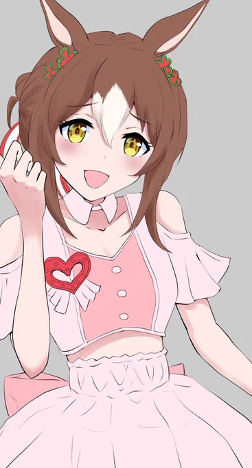 実は昨日がウマ娘イラスト初投稿日からまるっと五年! フォロワーさん10000達成したりと色々感慨深いです。。。 この殿下の表情みたいな心境でwip〜