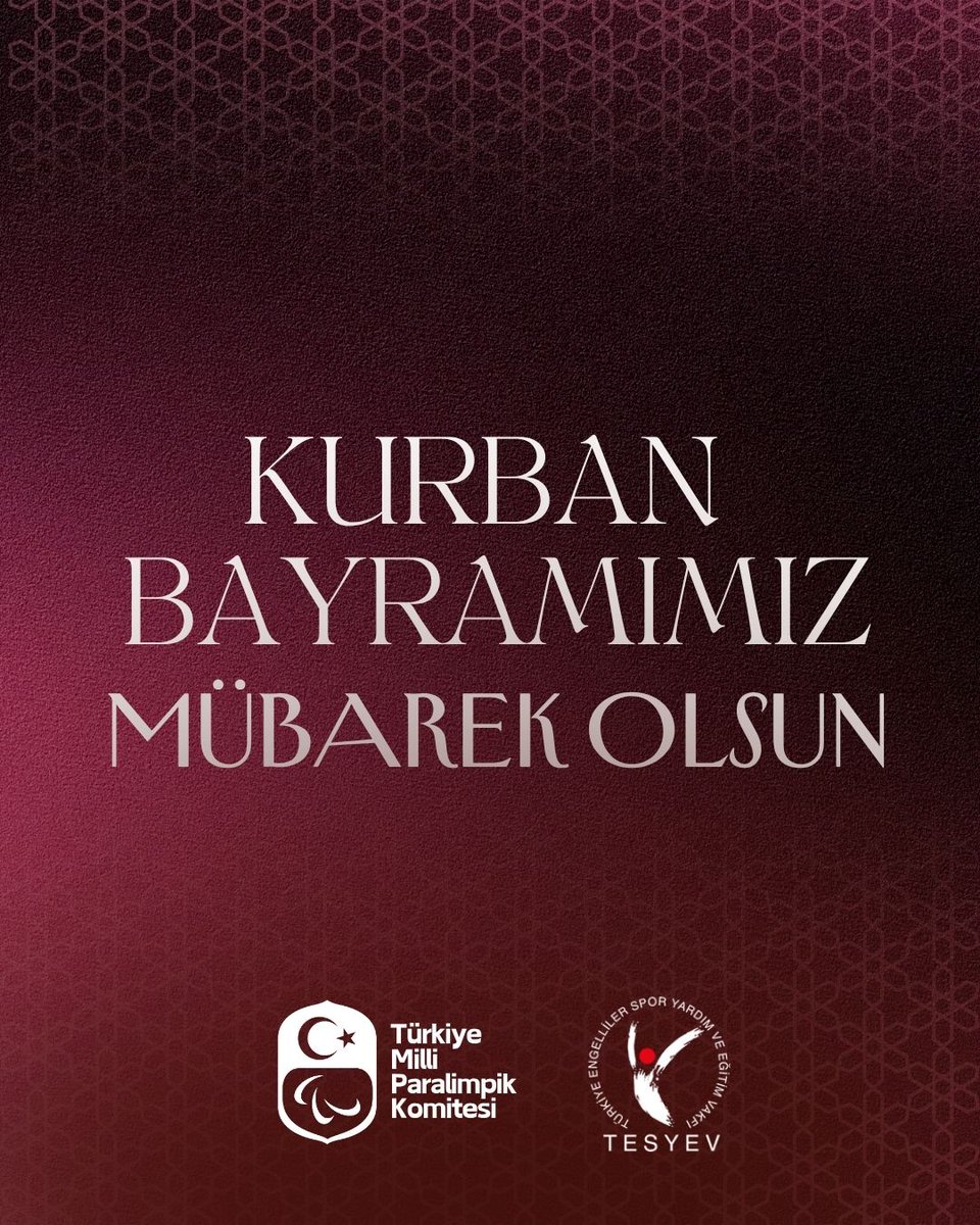 tesyev's tweet photo. Birlikte güçlenen, birlikte büyüyen bir hareketin parçası olmanın değerini hissettiğimiz nice bayramlara…

Kurban Bayramımız kutlu olsun. https://t.co/OUtG5cJETq