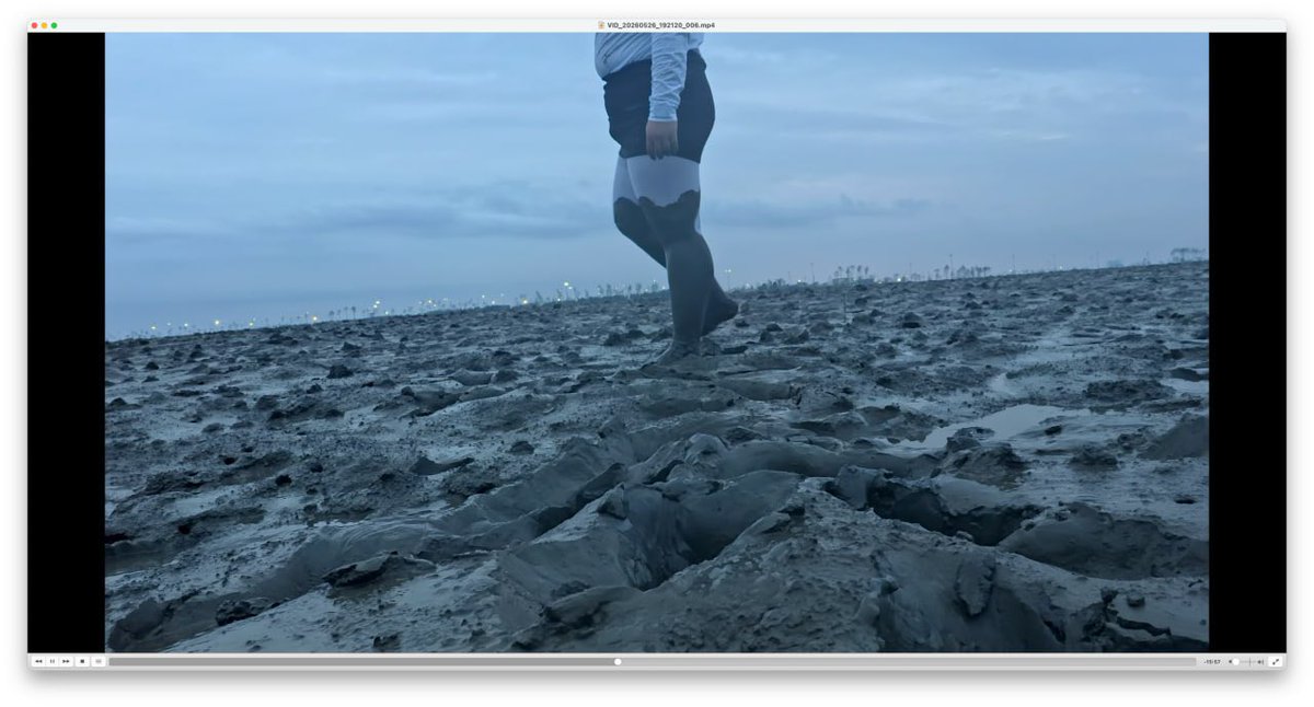 ColorWam's tweet photo. Sea mud https://t.co/hNtZOyuvRm