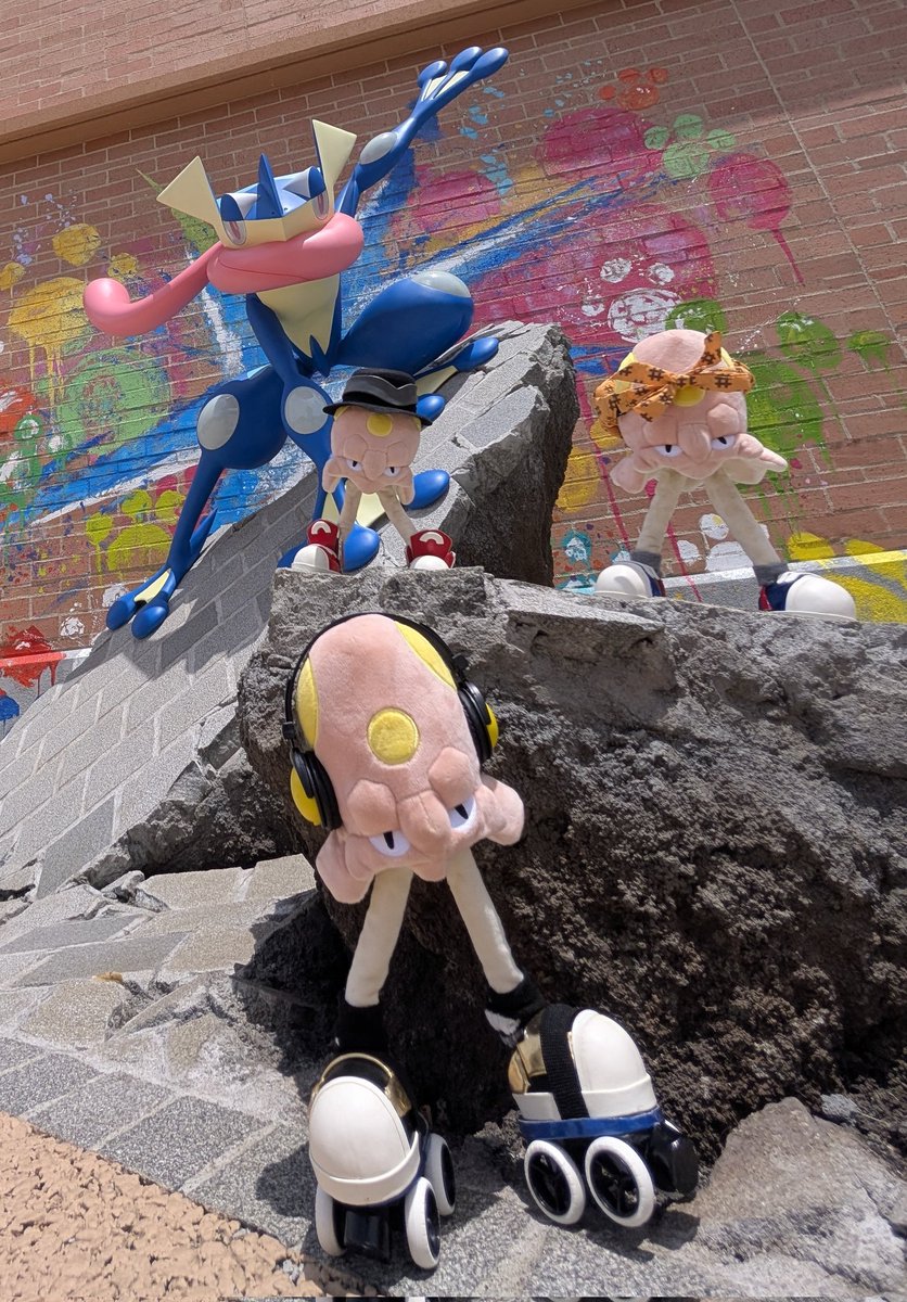 Airman_3D's tweet photo. 菌類戦隊ノノクラゲンと追加戦士
＃ポケぬい
＃ポケモンのいる生活
＃ノノクラゲ https://t.co/i5qcK7pTRg