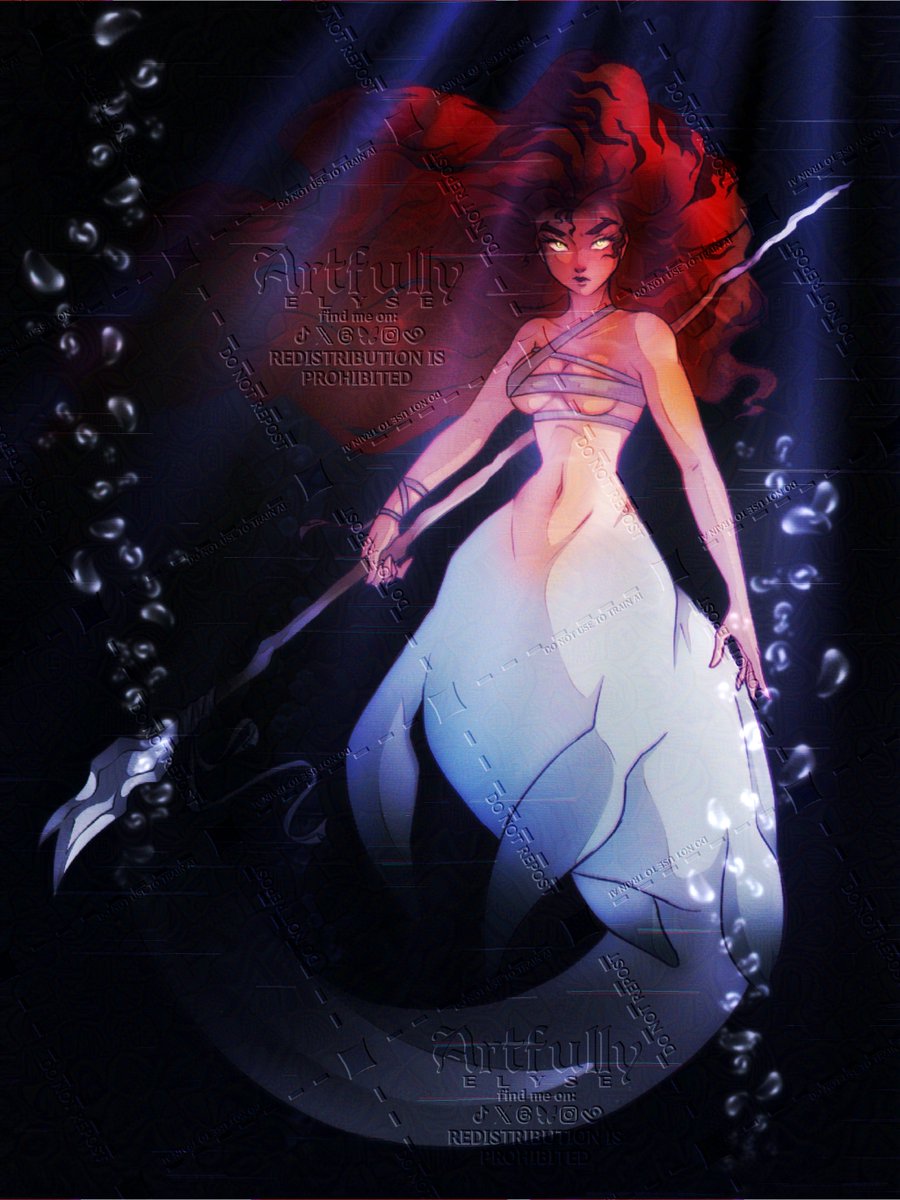 ArtfullyElyse's tweet photo. MerMay means time to draw my girl Morag again!

Sorry for not being as active art-wise, I've been burnt out from my two jobs, and art has taken a serious back seat, but I am trying. Thank you to everyone who has stuck around, it means a lot!

#MerMay #MerMay2026 https://t.co/K2Yp3FV1q9
