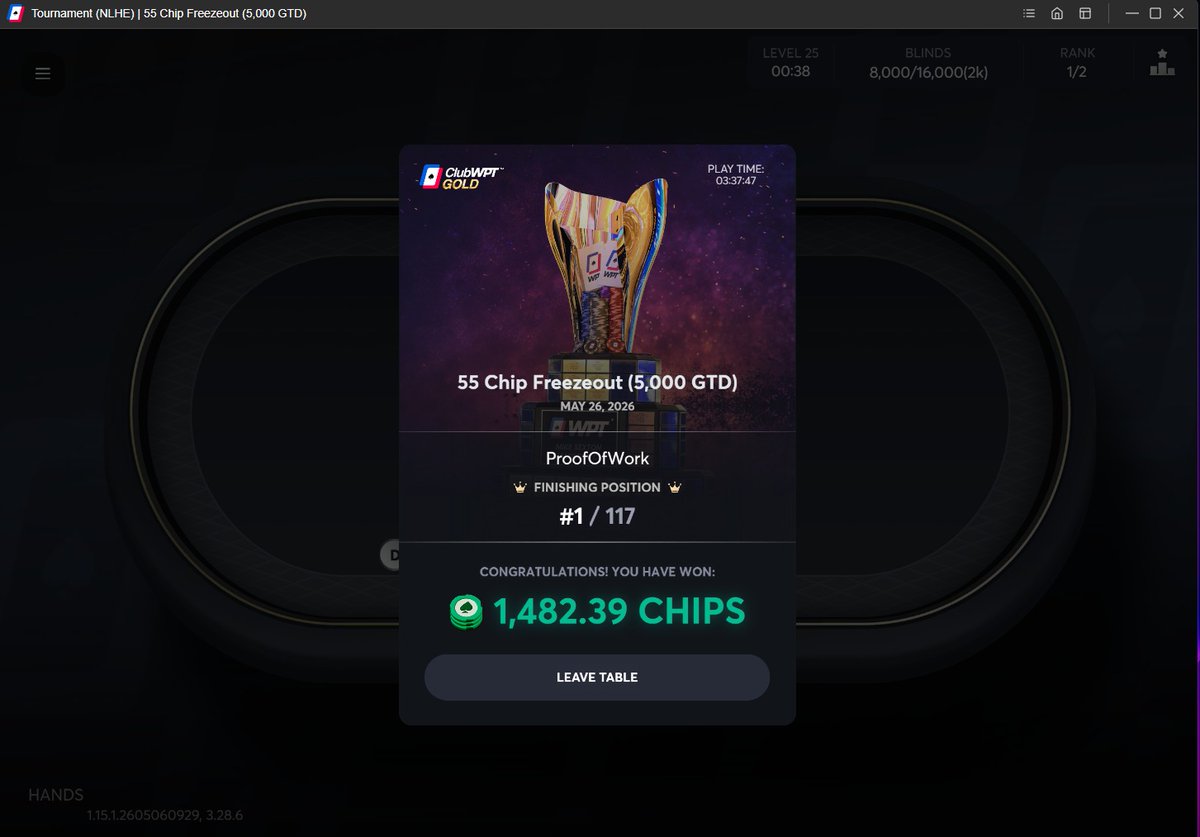 ABCVPoker's tweet photo. Won 2 events today! https://t.co/VrvJBE7vl4