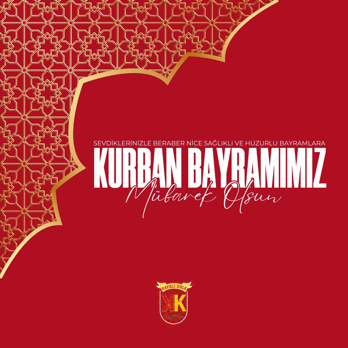 KapaliKale's tweet photo. Sevdikleriniz ve ailenizle birlikte sağlıklı, huzurlu, mutlu nice bayramlar yaşamanız dileğiyle.

Kurban Bayramımız Mübarek Olsun.

#KapalıKale https://t.co/OhROePvbeE