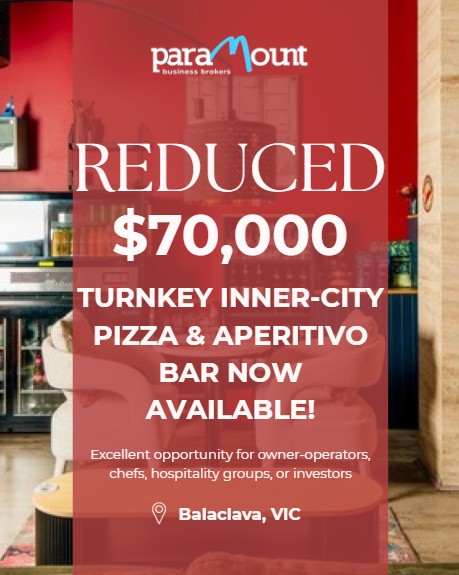 paramountbb's tweet photo. REDUCED - Turnkey Inner-City Pizza &amp; Aperitivo Bar Now Available! https://t.co/2urBRMtmzZ https://t.co/LLi69yecGV