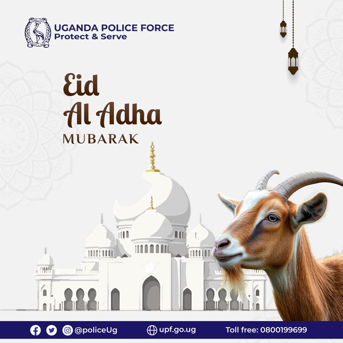 PoliceUg's tweet photo. #EidMubarak https://t.co/YFxHj8vNjK