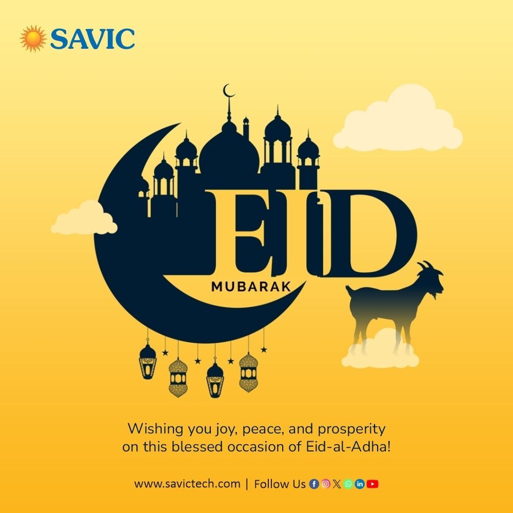 savictechnology's tweet photo. May this Eid bring joy, peace, and prosperity into your lives.
Wishing you and your family a wonderful celebration filled with happiness and togetherness.

Eid Mubarak! 

#EidMubarak #Joy #Celebration #SAVIC https://t.co/yPynF5YVEK