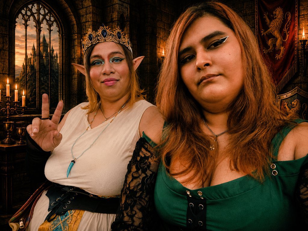 SamishiCos's tweet photo. Festival medieval con @Geiseleth https://t.co/NQ8f8UllDG