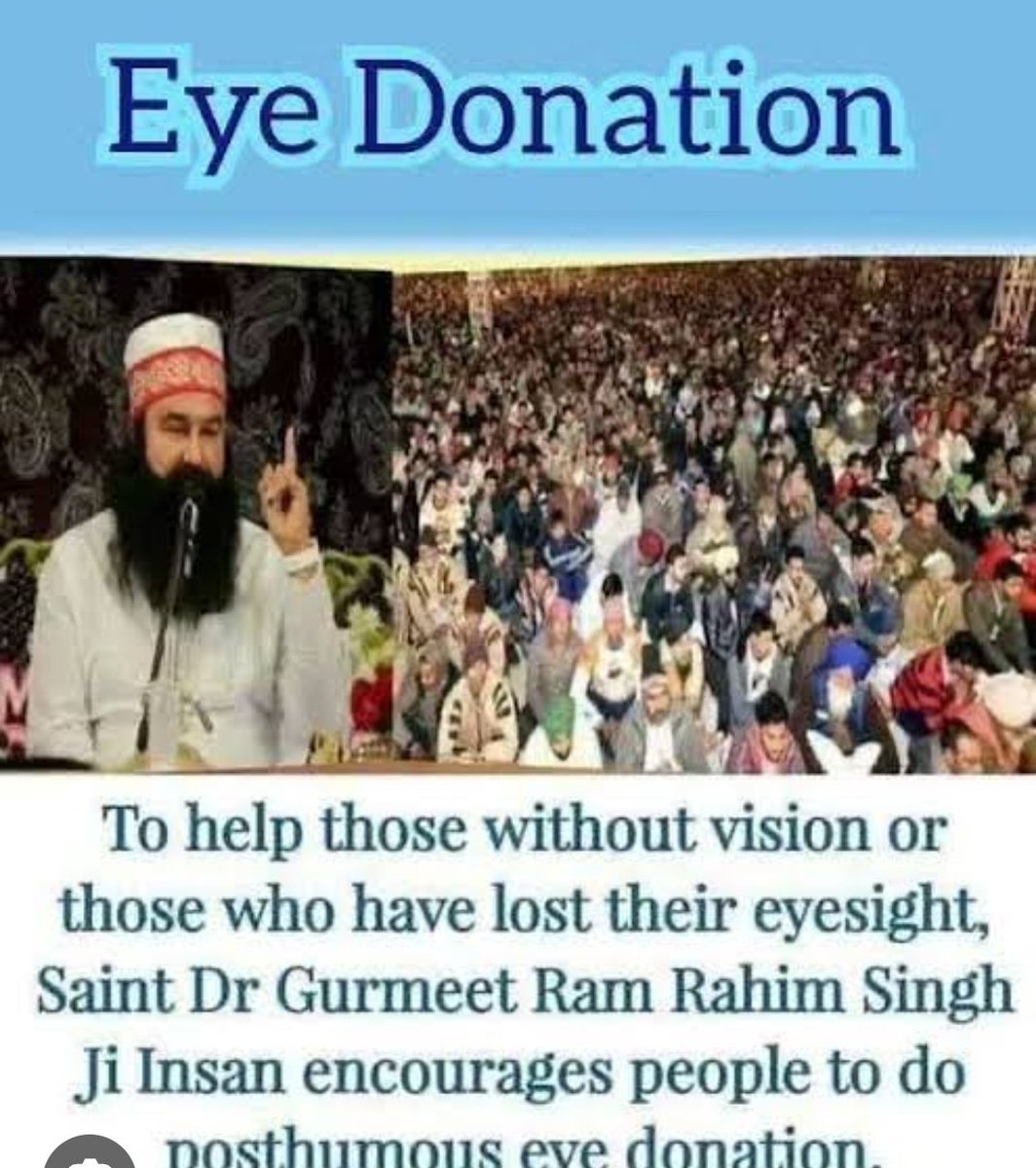 SimpleSing34431's tweet photo. Spread the vision of humanity, kindness, and selfless service as taught by Saint Dr. MSG Insan.
His teachings inspire people to live with love, peace, and respect for all.
He motivates society to stay away from addictions and follow a healthy lifestyle.
#SpreadTheVision https://t.co/hdeXrg0BLj