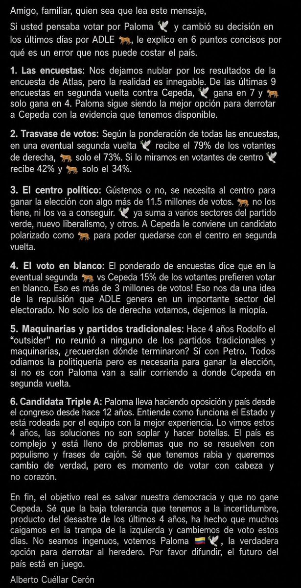Alberto Cuéllar tweet media