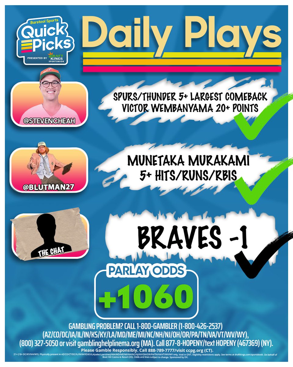Quick Picks tweet media