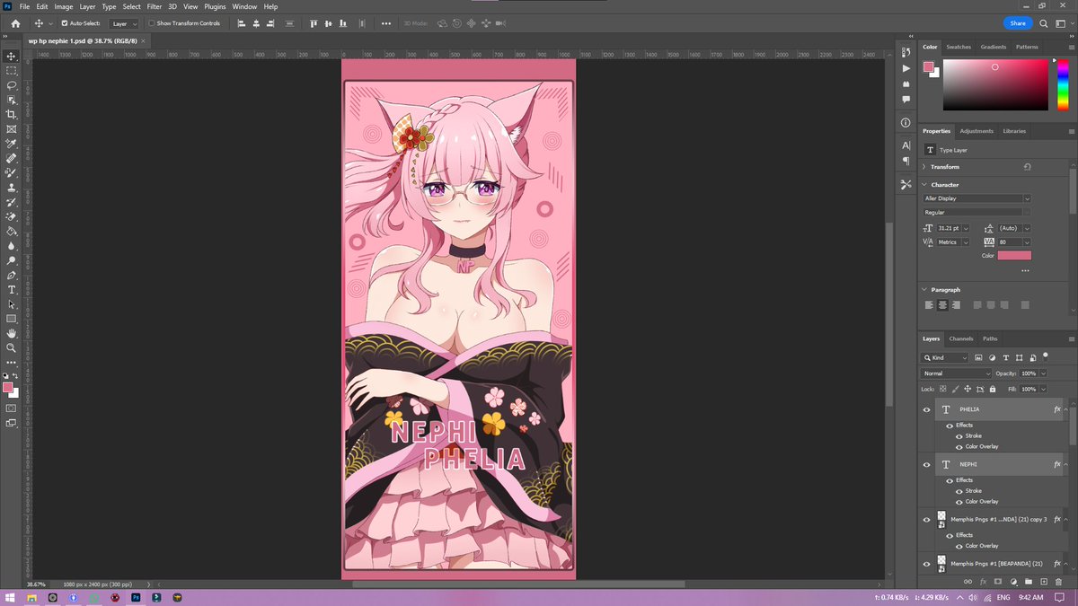 joirashogaitsu's tweet photo. Buat desain Wallpaper HP~ 💕

Gak sebagus buatan orang maupun AI, yang penting ngedit sendiri dan puas dengan hasilnya~ 😌💕 https://t.co/MvCSaDoDts