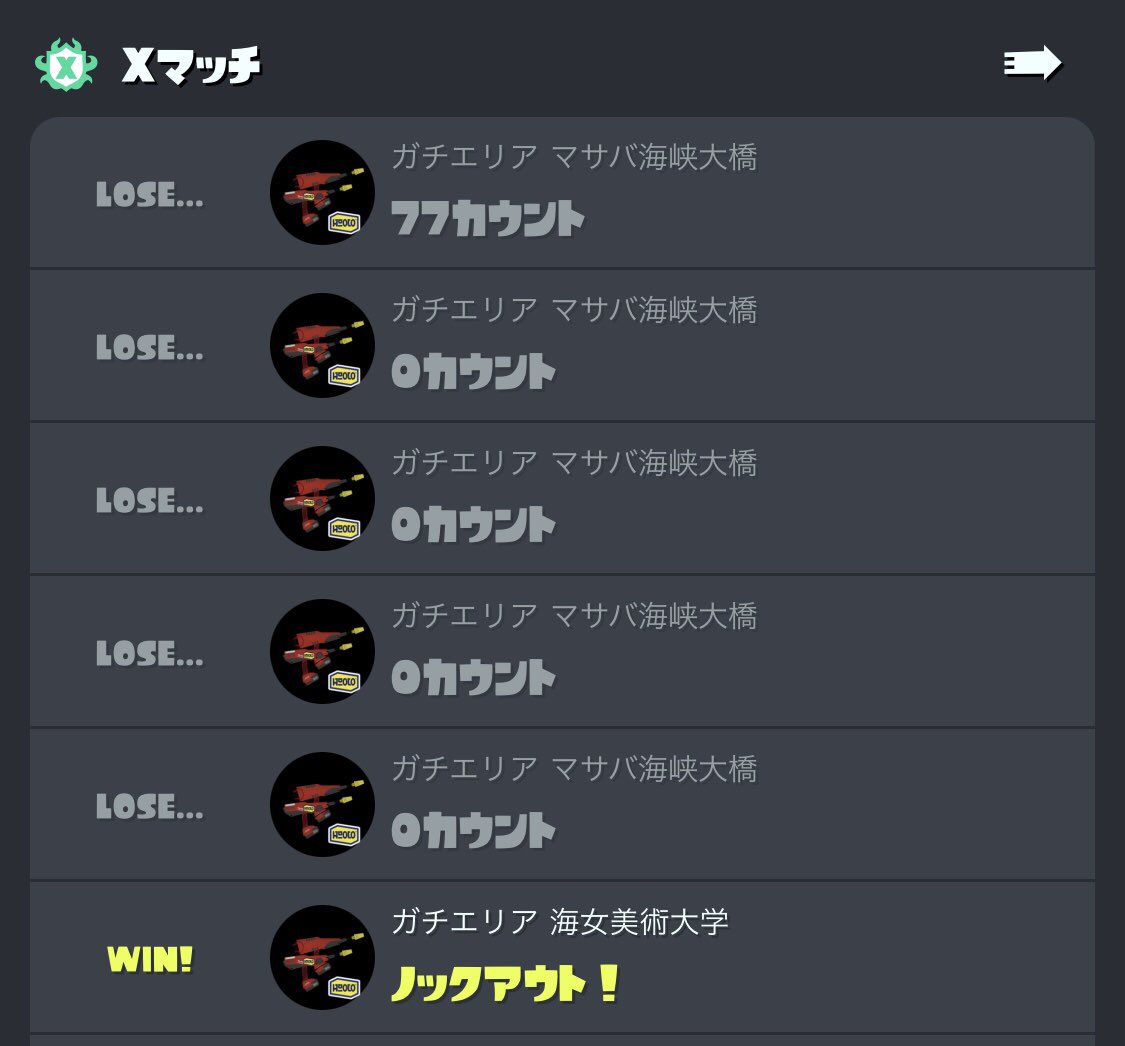 Splatoon_ika_sk's tweet photo. なんぼ頑張ってプレイしても運営が人数調整してポイント奪ってくるんやもん。そら何年もやったって変動せえへんわな。上を目指すってゆうとる奴らも全く変わってないのがその証拠やん。#ｽﾌﾟﾗﾄｩｰﾝ #ｽﾌﾟﾗﾄｩｰﾝ3 #任天堂 #イカ研 https://t.co/yPYqZ7aSph