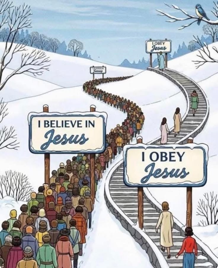 anathomaspty's tweet photo. No es lo mismo creer en Jesús que obedecer a Jesús... https://t.co/2z4ACs1yJ8