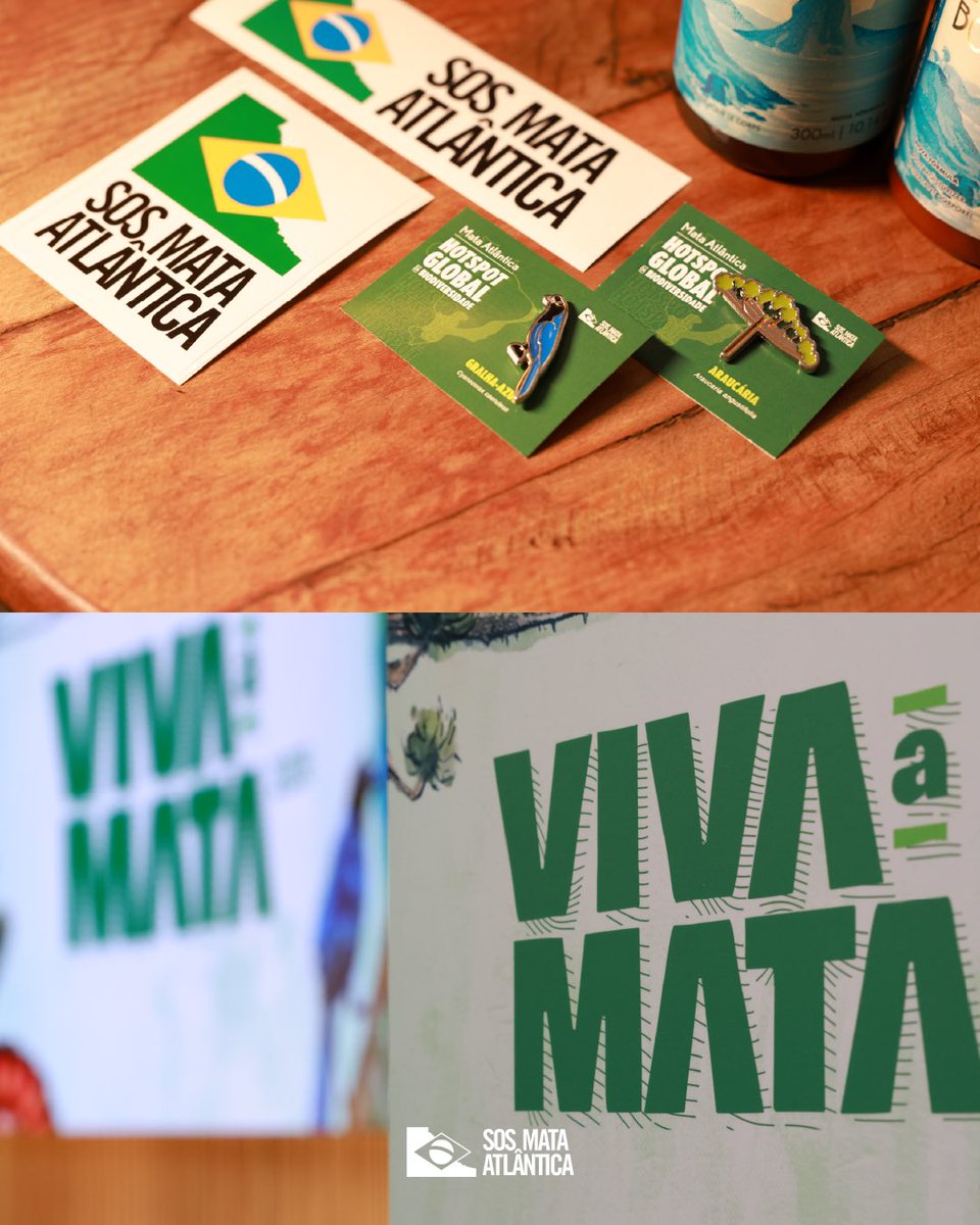 sosma's tweet photo. Uma celebração para recordar! 🌳

No mês da celebração da Mata Atlântica, o Viva a Mata acontece no Rio de Janeiro e traz uma energia única: a solenidade de abertura deu o pontapé inicial nas
celebrações das nossas quatro décadas de história.

O Rio de Janeiro é o cenário perfeito para discutirmos resiliência climática, segurança hídrica e o papel das cidades na proteção da floresta.
O evento contou com a presença de parceiros e lideranças importantes da causa ambiental. A celebração foi conduzida por Marcele Oliveira, Jovem Campeã
Climática da COP30, e contou com falas potentes e momentos marcantes conduzidos por Márcia Hirota, Presidente do Conselho da SOS Mata Atlântica,
Fábio Feldmann, 1° presidente e fundador da SOS Mata Atlântica e Luís Fernando Guedes Pinto, Diretor-executivo da fundação.

A importância da preservação ganhou um capítulo dedicado à Araucária (Araucaria angustifolia) na voz de indígenas do Instituto Zág. Mais do que uma
árvore, ela representa a nossa luta histórica pela restauração: um compromisso de paciência, resistência e permanência.

➡ Confira no carrossel os principais momentos dessa abertura inesquecível no Rio de Janeiro.

#SOSMataAtlântica #VivaAMata #Evento #RJ #Solenidade