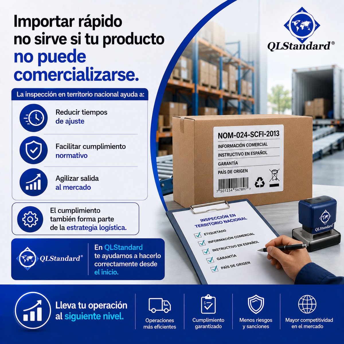 qlstandard's tweet photo. 🚛 Importar rápido no sirve si tu producto no puede comercializarse.

En QLStandard te ayudamos a hacerlo correctamente desde el inicio.
📩 Lleva tu operación al siguiente nivel.

#Logística #Importaciones #Etiquetado #QLStandard https://t.co/COfYbFZ30f