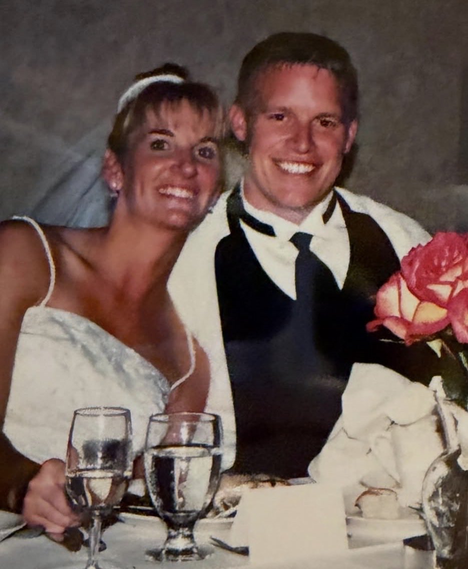 bvigen's tweet photo. Happy 25th Anniversary to my 1 of 1! Seems like just yesterday but what a life together it’s been to this point. I love you so much! ⁦@MoVigs⁩ https://t.co/0Mt2hiaSXy