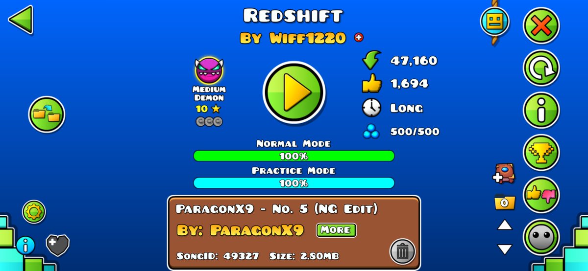 ItsTylerGD's tweet photo. 44 attempts, 610th demon https://t.co/iTqMB5v5Jv