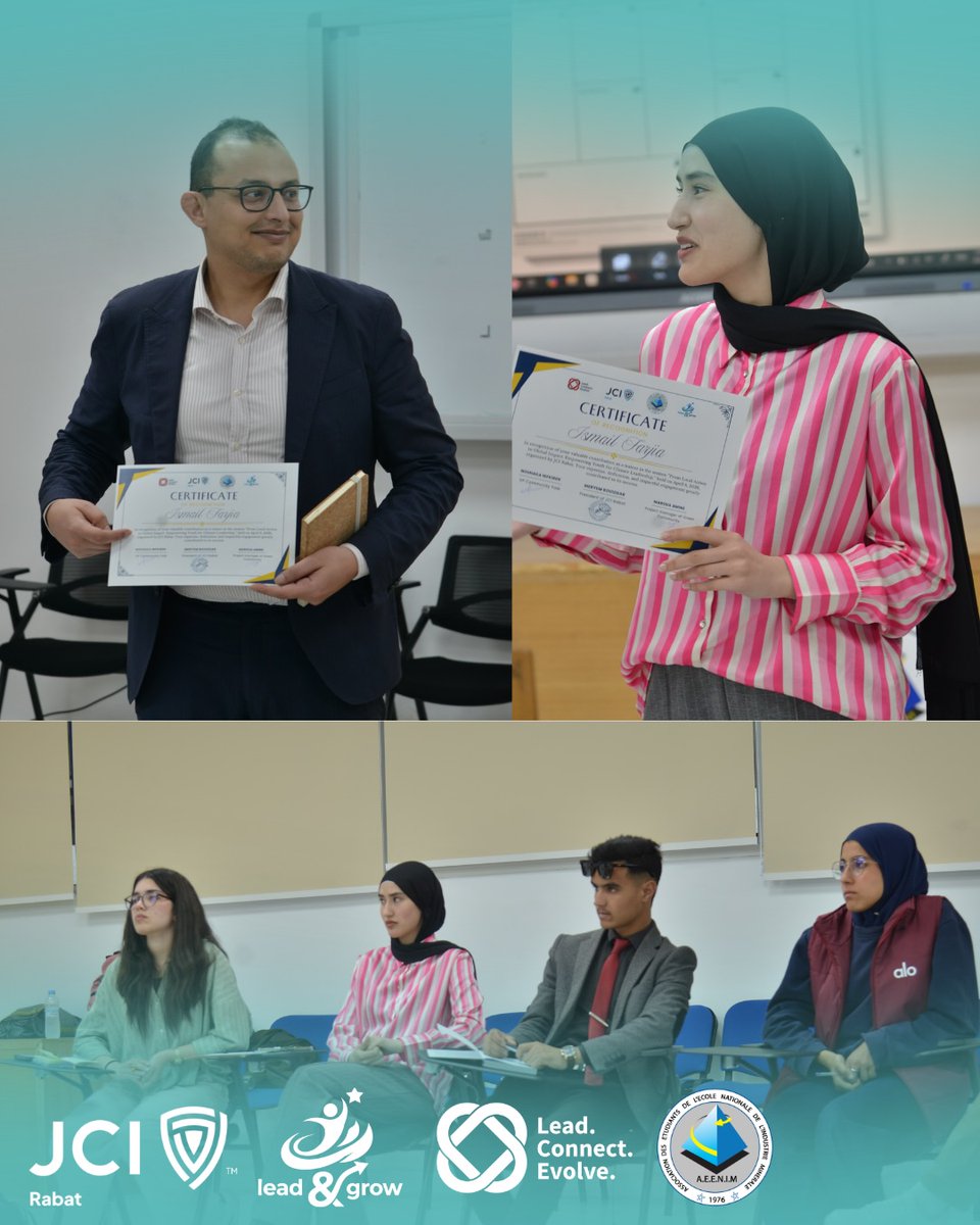JCI_RABAT_'s tweet photo. De l’action locale à l’impact global ✨

Retour en images sur un moment fort de partage, d’engagement et de leadership avec la famille JCI Rabat 🌍🤝
Un événement inspirant où échanges, synergies et actions concrètes ont renforcé notre volonté d’agir durablement.

#JCIRabat https://t.co/4qfFD8kotc