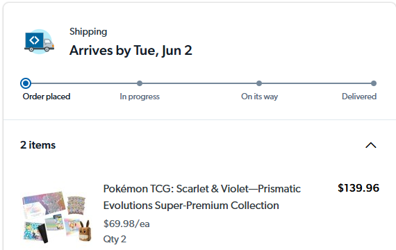 Soomiies's tweet photo. @PokemonDealsTCG I thought i was cooked after getting logged out right away https://t.co/428WIw1Pyd
