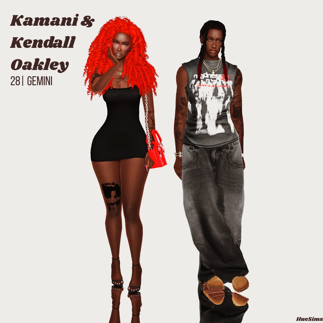 huesims4's tweet photo. Did another free drop to celebrate the start of my patreon and it's two sims this time!! The Oakley Twins now available for download! #ts4 #showusyoursims 

https://t.co/AQyxTM2lbO https://t.co/rMBq8e6ho0