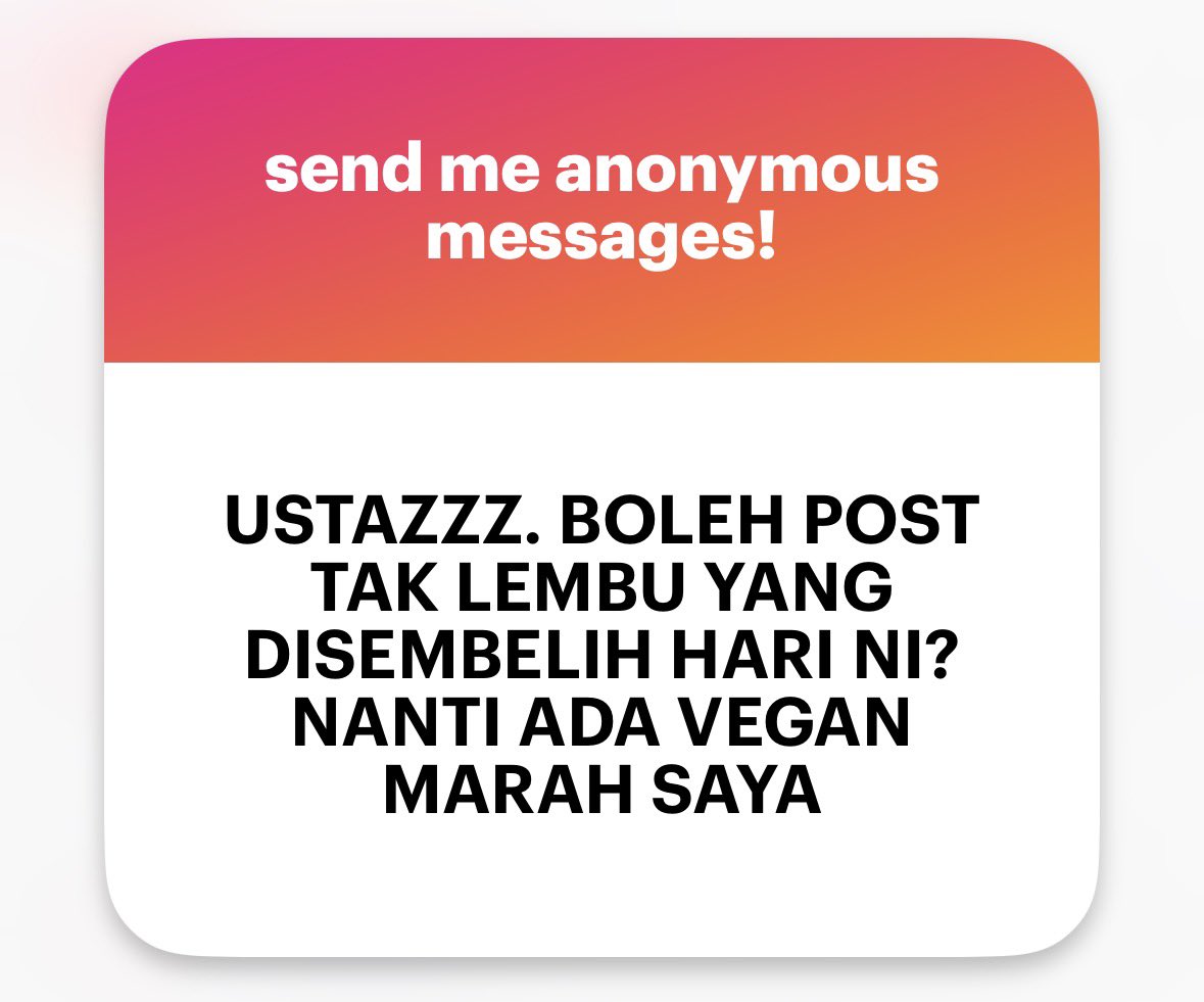 mnasrullah00's tweet photo. Boleh post, tiada masalah.

Postlah dengan yakin dan menghayati erti pengorbanan tersebut, demi menyuburkan lagi syiar Islam.

Buat yang tak mahu nak lihat, boleh guna setting penapis media sosial.

الله أكبر الله أكبر الله أكبر https://t.co/zcl0YypXj0