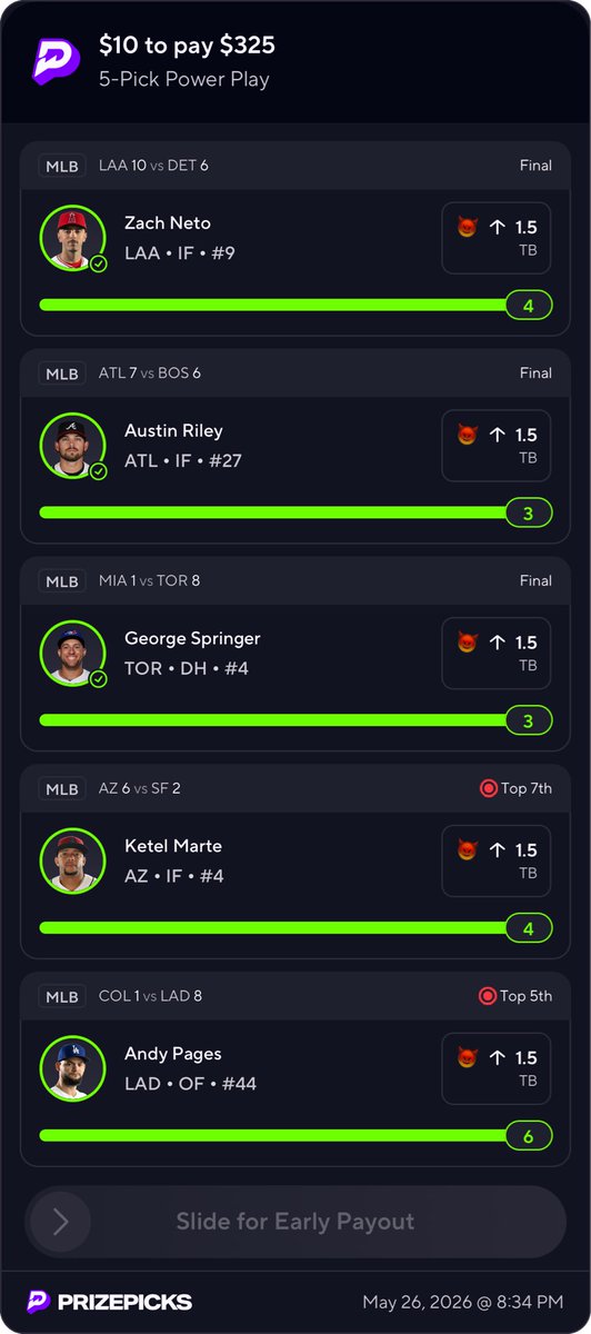 jordan_champlin's tweet photo. @KasperMLB Bases count too! You the goat 🐐 https://t.co/WyQvoFVNOL