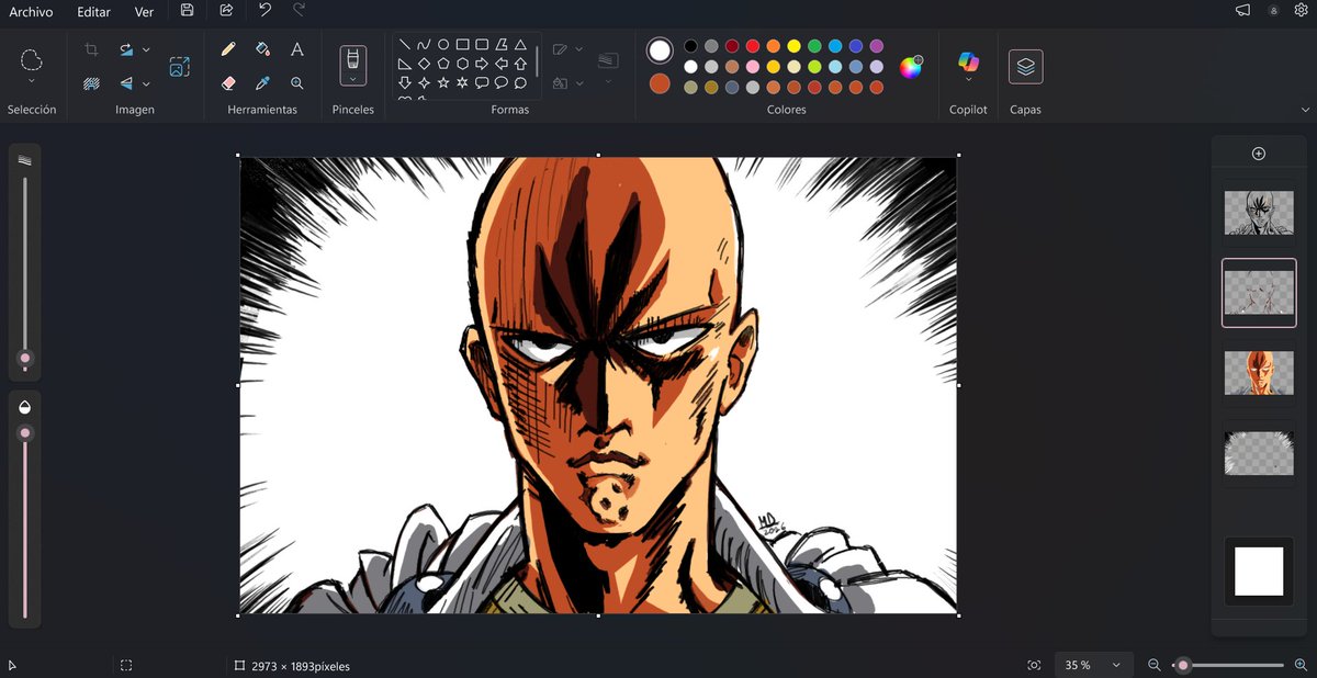MaxDraws1's tweet photo. Saitama en paint
#paint #opm https://t.co/R4xPyQzn41