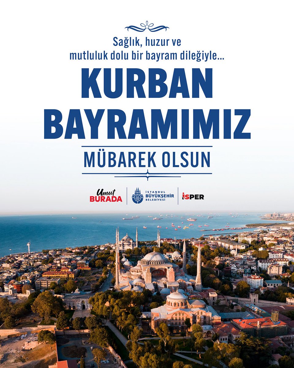 isperas's tweet photo. Sevdiklerinizle bir arada olduğunuz; sağlık, huzur ve mutluluk dolu bir bayram dileğiyle…
Kurban Bayramımız mübarek olsun. https://t.co/zngEIs5NuF