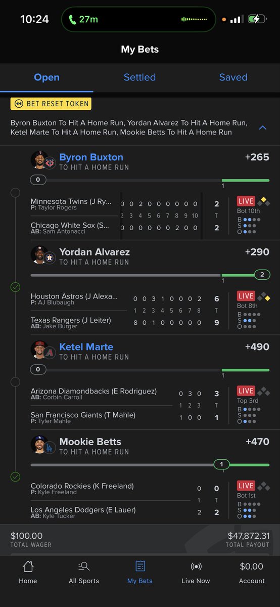 Jayyyl3's tweet photo. @MLBHR Buxton is on the banned list for life https://t.co/Skn1qwUqZ8